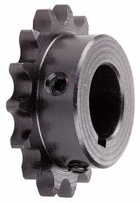 TSUBAKI Single Strand Sprocket: 50, For 5/8 in Chain Pitch, 1 1/4 in Bore Dia, 23 Teeth, Steel (MPN 50B23F-1 1/4). Key specifications — Brand: TSUBAKI.