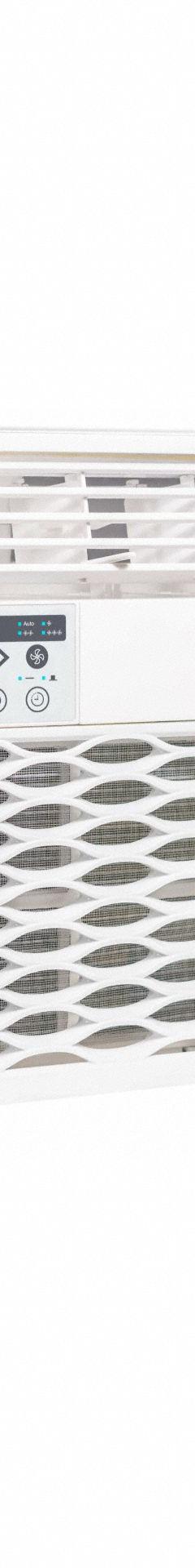 DANBY Window Air Conditioner: 250 sq ft, 6,000 BtuH, 115V AC, 5-15P, Cooling Only, Fixed (MPN DAC060EB6WDB). Key specifications — Brand: DANBY; Combined Energy Efficiency Ratio (CEER) Rating: 12.1; Voltage: 115V AC; NEMA Plug Configuration: 5-15P; Special Features_Broad: Remote Control.