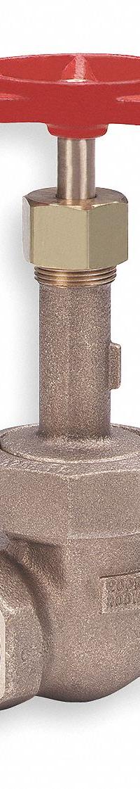 MILWAUKEE VALVE Gate Valve: 1 in, Bronze, Rising, FNPT x FNPT, 400 psi Max. Pressure (CWP), Wheel (MPN 1153 1"). Key specifications — Wedge Material: Bronze; Brand: MILWAUKEE VALVE; Bonnet Material: Bronze.