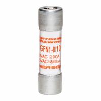 MERSEN Fuse: GFN Series, Midget, Time-Delay, 1.8 A, 250 V AC, 13/32 in x 1 1/2 in, Indicating (MPN GFN1-8/10). Key specifications — Series: GFN; Brand: MERSEN.