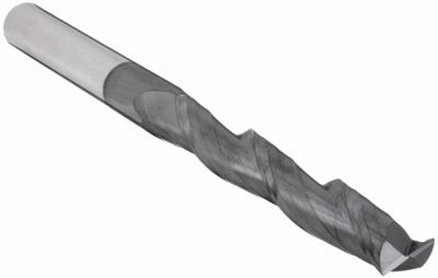 APPROVED VENDOR Square End Mill: Carbide, AlTiN Coated, 2 Flute, 5/8" Mill Dia, 1-1/2" LOC - General Purpose Carbide Square End Mills