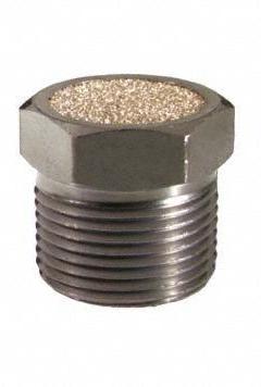 BONOMI MUFFLER: 1/8 in NPT, 7/16 in Hex Size, 40 micron, Bronze, 150 psi Max Op Pressure (MPN BV-1). Key specifications — attr124412: BONOMI; attr124422: Bronze.