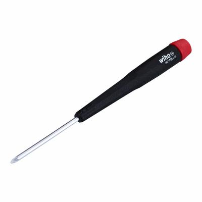 WIHA Screwdriver: Precision, #0 Tip Size, 3 7/8 in Shank Lg, 5 1/2 in Overall Lg - Pozidriv Screwdrivers
