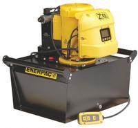 ENERPAC Hydraulic Pump: 10,000 psi Max. Op Pressure, 40 cu in/min Max. Flow Rate, 1 hp Max. HP (MPN ZE3440SB). Key specifications — attr941810: ZE3440SB; attr941817: 4-Way; attr941814: Advance.