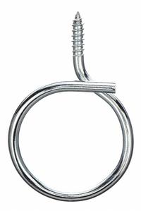 NVENT CADDY Bridle Ring: Steel, Galvanized, 1 1/4 in Trade Size / Wire Range, #14 Thread Size (MPN 4BRT20WS). Key specifications — Manufacturer Part Number: 4BRT20WS; Compatible Conduit Trade Size: 1-1/4 in; Thread Size: #14; Material: Steel; Finish: Galvanized; Color: Gray; For Use With: Low Voltage Cable; Overall Width: 1-1/4 in.