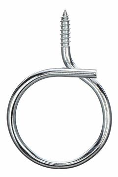 NVENT CADDY Bridle Ring: Steel, Galvanized, 1 1/4 in Trade Size / Wire Range, #14 Thread Size (MPN 4BRT20WS). Key specifications — Manufacturer Part Number: 4BRT20WS; Compatible Conduit Trade Size: 1-1/4 in; Thread Size: #14; Material: Steel; Finish: Galvanized; Color: Gray; For Use With: Low Voltage Cable; Overall Width: 1-1/4 in.