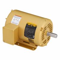 BALDOR General Purpose Motor: Rigid Base Mount, Open Drip Proof, 1 hp, 208-230/460V AC, 1,155 RPM (MPN EM3156T). Key specifications — Brand: BALDOR; Nameplate Voltage @ 60 Hz: 208-230/460V AC; Full Load Current @ 60 Hz: 3.6/1.8 A; Nameplate RPM @ 60 Hz: 1,155 RPM; Motor Enclosure: ODP.