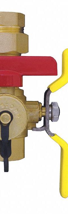 WEBSTONE Tankless Water Heater Service Valve: 3/4 in, Brass, 150 psi Max. Op Pressure, FIP x FIP (MPN 44443WPR). Key specifications — Brand: WEBSTONE; Handle Material: Steel; Includes: Hi-Flow Hose Drains.