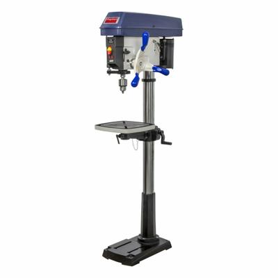 Dayton Floor Drill Press: Spline Drive, Variable Speed, 230 RPM – 3,100 RPM, 17 in Swing - Floor Stand Drill Presses with Manual Downfeed