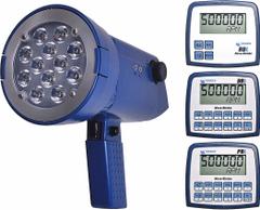 MONARCH Digital Stroboscope: 0.01 fpm, LCD, 500,000 fpm, 30 fpm, 3,000 usec Max Flash Duration (MPN 6230-010). Key specifications — Brand: MONARCH; Digital Display Screen Type: LCD; External Triggers: No External Triggers Included; Maximum Flashes per Minute: 500,000 fpm; Minimum Flashes per Minute: 30 fpm; Phase Shift: No Phase Shift; Power Source: Battery; Resolution: 0.01 fpm.