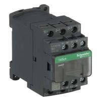 SCHNEIDER IEC Magnetic Contactor: Non-Reversing, 3 Poles, 3NO Contacts, 18 A, 24V DC Coil (MPN LC1D18BD). Key specifications — Brand: SCHNEIDER; Integrated Surge Suppression: Yes.