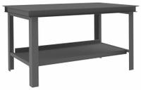 DURHAM MFG Workbench: Fixed Ht, Steel, 60 in x 36 in, 14,000 lb Overall Load Capacity, Gray (MPN HWB-3660-95). Key specifications — Brand: DURHAM MFG.