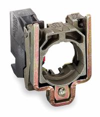 SCHNEIDER Contact Block: 22 mm Panel Mounting Size, 1NC, Momentary, ZB4 Series, Plug-In Connector (MPN ZB4BZ1024). Key specifications — Switch Action: Momentary; Terminal Connection Type: Plug-In Connector; Brand: SCHNEIDER; Compatible with Series: ZB4.