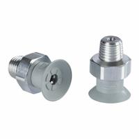 SCHMALZ Vacuum Pad Assembly: 1/8 in NPT, 16.8 mm Pad Dia, NBR, 55 A, Gray, 14.9 mm Pad Ht (MPN 10.01.01.15006). Key specifications — attr1019168: 55 A; attr1019165: 10.01.01.15006; attr1019167: SCHMALZ; attr1019180: Gray.