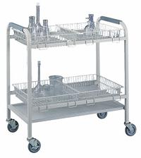 Laboratory Glassware Cart: 34 7/8 in Overall Lg, 19 in Overall Wd, 36 3/8 in Overall Ht, Steel (MPN 8045000). Key specifications — Brand: LABCONCO; Product Type: Lab Cart; Includes: (4) Small Baskets; Cart Material: Steel.