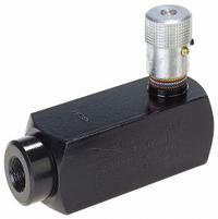 PARKER Hydraulic Flow Control Valve: 3 gpm Max Flow Rate, 1/4 in NPT, 1/4 in NPT, Steel, Control (MPN PCM400S). Key specifications — attr1018158: Pressure; attr1018114: Rotary Knob; attr1018116: Steel; attr1018117: PARKER.