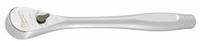 MILWAUKEE Hand Ratchet: Pear, Reversible, 8 1/2 in Overall Lg, Chrome, 4° Min Arc Swing (MPN 48-22-9038). Key specifications — attr1205598: Reversible; attr1205605: Quick-Release Not Included; attr1205626: Chrome; attr1205607: Pear; attr1205624: MILWAUKEE.