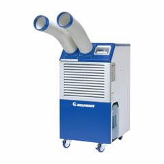 KOLDWAVE Portable Air Conditioner: 410 sq ft – 430 sq ft, 16,000 BtuH, 115V AC, Cooling Only (MPN K6WK16BEA1AAA0). Key specifications — Compatible Location: Indoor; Voltage: 115V AC; Includes Air Filter: Air Filter Included; Brand: KOLDWAVE.