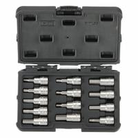 WESTWARD Socket Bit Set: 1 - 25 Pieces, 3/8 in Drive Size, 13 Pieces, 1 27/32 in Overall Lg (MPN 54TL55). Key specifications — attr1216280: Fixed Insert; attr1216283: WESTWARD; attr1225718: 1/8 in to 3/8 in; attr1227491: 3/8 in.