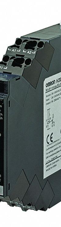 OMRON Timer: DIN-Rail Mounted, 24 to 240V AC/24 to 240V DC, 5 A, 10 Pins/Terminals (MPN H3DT-N2 AC/DC24-240). Key specifications — Contact Rating (AC): 5 A @ 250V (Resistive Load); Contact Rating (DC): 5A @ 30V (Resistive Load); Delay Function: Cumulative (Interval); Input Voltage: 24 to 240V DC; Brand: OMRON.