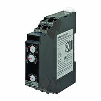 OMRON Timer: DIN-Rail Mounted, 24 to 240V AC/24 to 240V DC, 5 A, 10 Pins/Terminals (MPN H3DT-N2 AC/DC24-240). Key specifications — Contact Rating (AC): 5 A @ 250V (Resistive Load); Contact Rating (DC): 5A @ 30V (Resistive Load); Delay Function: Cumulative (Interval); Input Voltage: 24 to 240V DC; Brand: OMRON.