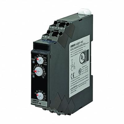 OMRON Timer: DIN-Rail Mounted, 24 to 240V AC/24 to 240V DC, 5 A - DIN-Rail Mounted Relays