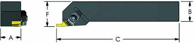 ULTRA-DEX USA Indexable Thread Turning Tool Holder (MPN 974-000-308) - Machining