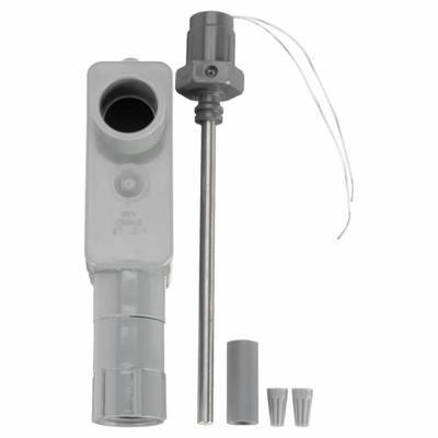 JOHNSON CONTROLS Temperature Sensor: Remote Immersion, Conduit Box, -50°F to 250°F, Plastic - Immersion Temperature Sensors