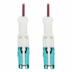 EATON TRIPP LITE Fiber Cable: Multi-Mode, 32.8 ft Lg, CS / PC Male End 1, CS / PC Male End 2, LSZH (MPN N822C-10M-MG). Key specifications — Fire Rating: Riser; Jacket Material: LSZH; Number of Fibers: Duplex; Fiber Type: OM4; Brand: EATON TRIPP LITE; End 1 Connection Gender: Male; End 1 Contact Type Finish: PC; End 2 Connection Gender: Male.