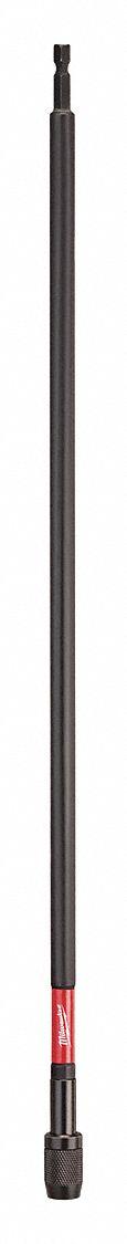 MILWAUKEE Bit Holder: Bit Holder, Impact, 1/4 in Compatible Bit Size, Hex Compatible Bit Shank (MPN 48-32-4534). Key specifications — attr1132695: Hex; attr1132691: Impact Rated; attr1132694: Magnetic; attr1132704: MILWAUKEE.