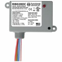 RIB Enclosed Pre-Wired Relay: 20 A Rating, SPDT, 0.50 in NPT (MPN RIB02BDC). Key specifications — Nipple Size: 0.50 in NPT; Brand: RIB.