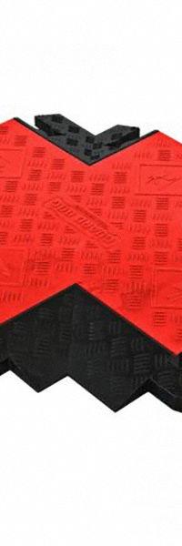 CHECKERS Cable Protector 4-Way Cross: 5 Channels, Hinged, 1 13/40 in Max Cable Dia, 28 1/4 in Wd (MPN GDCR5X125-O/B). Key specifications — Brand: CHECKERS; Color: Black/Orange; Component: Cross 4-Way; Material: Polyurethane.