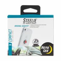 NITE IZE Steelie Car Mount Kit: STCK-11-R8, Car Mounts, Dash Kit, Universal, Black/Silver, Universal. Key specifications — Resistance Properties: Impact Resistant; Manufacturer Part Number: STCK-11-R8; Brand: NITE IZE; Compatible with Brand: Universal; Product Type: Dash Kit; For Use With: Mobile Devices; Color: Black; Material: Metal.