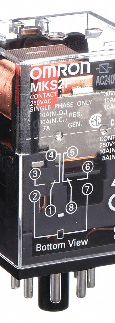 OMRON General Purpose Relay: Socket Mounted - Socket-Mounted Relays