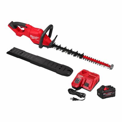 MILWAUKEE Hedge Trimmer Kit: M18 Platform, 1 1/4 in Cutting Wd, 24 in Blade Lg - Battery-Powered Standard Hedge Trimmers