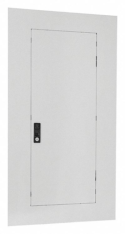 GE Panelboard Cover: 42 Spaces, 600 A Amps, 76.5 in Lg, 1, 32FV81/32FV93, Flush Mounting - GE A Series Panel Covers