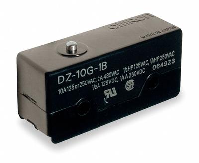 OMRON Snap Action Switch: Pin Plunger Actuator, 3NO/3NC - Plunger Snap-Action Switches