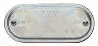 Covers for Conduit Access Fitting: Steel, Chromate Coated/Zinc Plated, 1 1/4 in Trade Size (MPN 470S). Key specifications — Finish: Chromate Coated; Includes: Gasket; For Use With: Thomas & Betts Form 7 Conduit Bodies; Brand: THOMAS & BETTS.