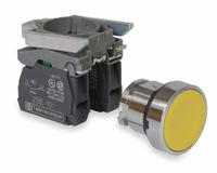 SCHNEIDER Flush Push Button Operator: Non-Illuminated, Flush Profile, Metallic, 22 mm, 1NO/1NC (MPN XB4BA55). Key specifications — Brand: SCHNEIDER; Action: Momentary; Series: XB4; Push Button Material Type: Metallic.