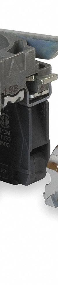 SCHNEIDER Flush Push Button Operator: Non-Illuminated, Flush Profile, Metallic, 22 mm, 1NO/1NC (MPN XB4BA55). Key specifications — Brand: SCHNEIDER; Action: Momentary; Series: XB4; Push Button Material Type: Metallic.