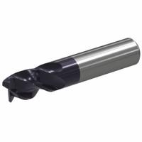 WIDIA Corner Radius End Mill: Carbide, TiAlN Coated, 4 Flute, 1/8" Mill Dia, 1/4" LOC, 0.015" Rad (MPN W401E03000RAT WU20PE)