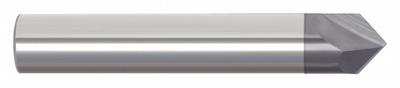 APPROVED VENDOR Chamfer Mill: Carbide, AlTiN Coated, 2 Flute, 90°, 1/2" Mill Dia, 3" OAL (MPN 209-092500B) - Carbide Chamfer Mills