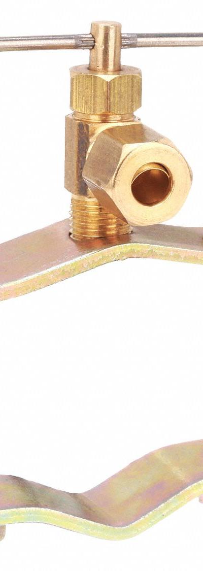 ANDERSON METALS Nonself-Piercing Saddle Valve: Brass - Self-Piercing Saddle Valves