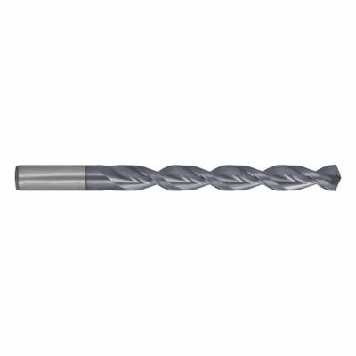 CLEVELAND Jobber Length Drill Bit: #45, 135° Split Point, TiCN-Coated Cobalt - Cobalt Jobber-Length Drill Bits for Deep Hole-Drilling