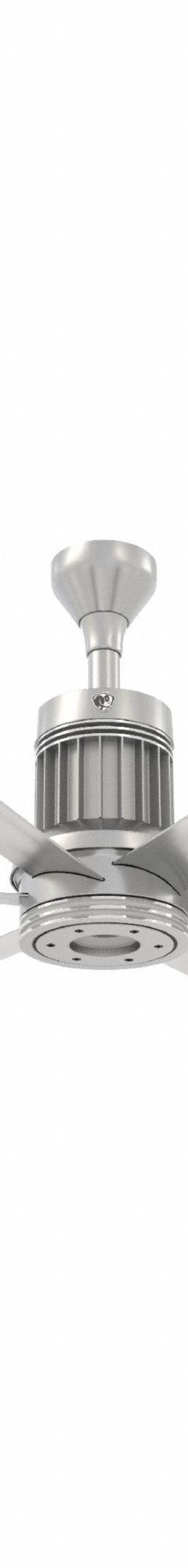 BIG ASS FANS Ceiling Fan: 13,598 cfm Airflow, 6 ft Blade Dia, 7 Speeds, 100 to 277V AC, Single Phase (MPN MKI61061806A727I24S2). Key specifications — Voltage: 100 to 277V AC; Light Kit: Yes; Series: I6; Number of Speeds: 7; Phase: Single; Current: 2 mA; Brand: BIG ASS FANS.