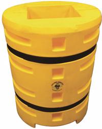 SENTRY Column Protector: 14 in, 12 in, 14 in (H-Beam)/14 in (Round)/14 in (Square), Round/Square (MPN CS3342-14S). Key specifications — Color: Yellow; Maximum Compatible Column Length: 14 in; Minimum Compatible Column Length: 12 in; Brand: SENTRY; Material: LLDPE.