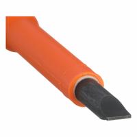 KLEIN TOOLS Insulated Slotted Screwdriver: Induction Hardened Steel, 3/16 in Tip Size, Long Lg (MPN 601-7-INS). Key specifications — attr1205183: 3/16 in; attr1205186: Cushion; attr1205189: KLEIN TOOLS.