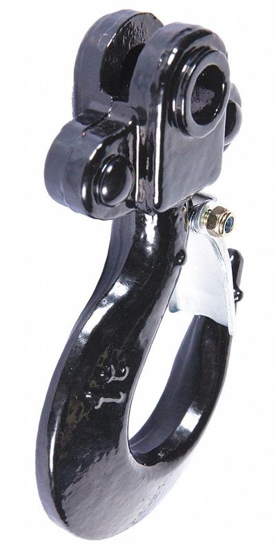 Dayton Top Hook Assembly: Manual Chain Hoists, 2,000 lb Compatible Load Capacity - Top Hooks for Hoists