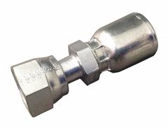 AEROQUIP Hydraulic Crimp Fitting: Steel x Steel, Straight, -12 For Hose Dash Size, ORS x Crimp (MPN FJ3468-1212S). Key specifications — Fitting Gender: Female x Genderless; Fitting Connection Type: ORS x Crimp; For Hose Dash Size: -12; Thread Size: 1-3/16"-12; Brand: AEROQUIP.