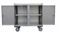 JAMCO Mobile Cabinet Workbench: 37 in x 27 in, Steel, 1,200 lb Overall Load Capacity, Silver, Steel (MPN YZ236U500). Key specifications — Assembly: Fully Assembled; Brand: JAMCO.